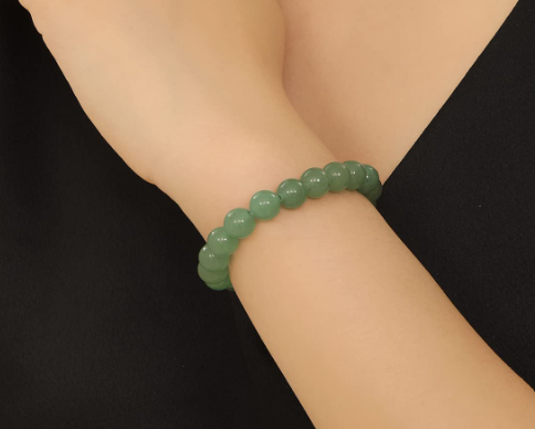 Green Aventurine Natural Stone Crystal Bead Bracelet (8mm)