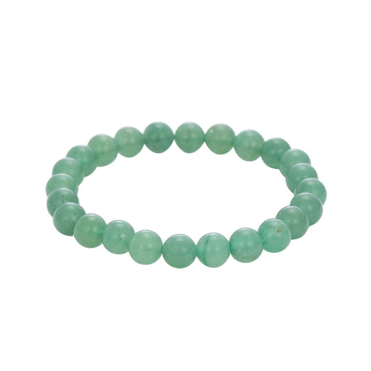 Green Aventurine Natural Stone Crystal Bead Bracelet (8mm)