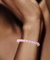 Rose Quartz Natural Stone Crystal Bead Bracelet (8mm)